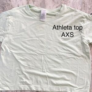 Athleta Light Green Short Sleeve Tee